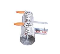 Resiste a pressioni elevate e temperature estreme, valvola di regolazione dell'aria in acciaio inossidabile a 3 vie for condotto dell'aria del tubo di ventilazione OD51mm-200mm(OD100mm)