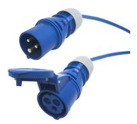 Resistente 16 Amp Artico Blu Estensione Cavo. Roulotte Gancio Up 240v 3x2.5mm