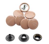 Resistente 4 Parte Bottoni Automatici per Pelle Giacche Cappotti Borsa 15mm