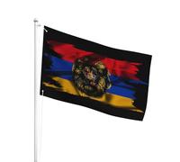Resistente Ai Raggi Uv Bandiera Da Dell'Individualità 90X150Cm Armenian Lion Bandiera Da Giardino Decorazione Bandiera Da Cortile Per Decorazione Domestica, Camion, Barca