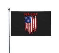 Resistente Ai Raggi Uv Bandieraes Dell'Individualità 90X150Cm Usa Golf Flag Bandiera Personalizzata Colore Vivido Bandierine Per La Fattoria All'Aperto, Cortile, Camion