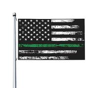 Resistente Ai Raggi Uv Bandieras Pirati 90X150Cm Thin Green Line Bundle With Usa Flag Bandiera Personalizzata All'Aperto Bandieras Da Giardino Per Feste, La Fattoria All'Aperto, Cortile