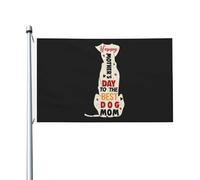 Resistente Ai Raggi Uv Bandierine 90X150Cm Happy Mother'S Day To The Best Dog Mom Bandieras Pirati Colore Vivido Bandieraes Dell'Individualità Per Giardino, La Fattoria All'Aperto, Camion