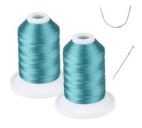 Resistente ai raggi UV - Simthread 100% poliestere legato filo Tex 69 (12wt) - 230 m x 2 bobine NP-C. Blu