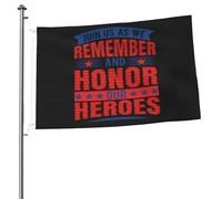 Resistente Alle Intemperie Bandiera Pirata Join Us As We Remember And Honor Our Heroes Bandiere Da Giardino Rinforzo Striscioni Di Bunting Per Parata Conferenza Decorazione 90X150Cm