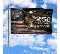 Resistente Alle Intemperie Bandierine Della Decorazione 250 Anniversary Usa Decorative Per Esterno Conferenza Decorazione 90X150Cm