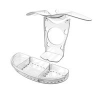 Resistente alle intemperie Casa di Alimentazione Ad Alta Capacità Uccelli Alimentatori Alimentatori Per Gli Uccelli Selvatici Per Gli Amanti Della Natura