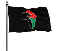 Resistente Allo Scolorimento Bandiera Rinforzo Flags Black Power Fist Pan African Colors Flag 90X150Cm Bandierine Per Ristoranti Celebrazione Esterno