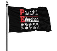 Resistente Allo Scolorimento Flags Colori Vivaci Bandierine Physical Education Teacher 90X150Cm Bandiere Da Balcone Per Conferenza All'Aperto Parata