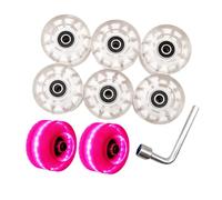 Resistente all'usura per doppia fila Skate Skateboard Roller Skate Quad Sostituzione Con Cuscinetti Doppia fila Pattinaggio Ruota