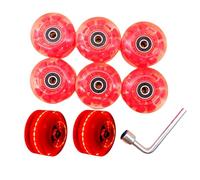 Resistente all'usura per doppia fila Skate Skateboard Roller Skate Quad Sostituzione Con Cuscinetti Doppia fila Pattinaggio Ruota