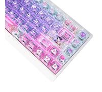 Resistente all'usura Shinning Attraverso Tastiere Keycaps Migliora la reattività di digitazione Ottimizzazione della retroilluminazione del colore 135pcs Tastiere ergonomiche Accessori
