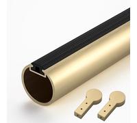 Resistente asta appendiabiti dorata per armadio nization parete soffitto in metallo appendiabiti 100 cm (39 3 8 pollici) soluzione elegante e di stoccaggio.