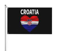 Resistente Bandierine Della Decorazione Flag Heart N Durevole Per Interno All'Aperto Esterno 90X150Cm