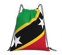 Resistente Borsa Multiuso Cute Saint Kitts And Nevis Flag Pratico Zaino per Bambini 36x42cm per Palestra,Uso Quotidiano,Allenamento