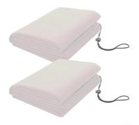 Resistente copertura antigelo per piante con coulisse, in tessuto non tessuto, offre una protezione traspirante contro il freddo e i danni del gelo (bianco)