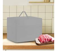 Resistente copertura antipolvere in tessuto Oxford 420D, con tasche portaoggetti e manico superiore per una facile rimozione, compatibile con varie piccole affettatrici (38 x 28 x 28 cm)