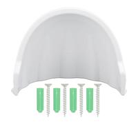 Resistente Copertura per Telecamera di Sicurezza Esterna con Parasole in Plastica ABS Resistente Alla Pioggia con Elevata compatibilità e Design del Cavo Invisibile, Ideale per