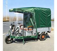 Resistente per Copertura Triciclo Elettrico, Impermeabile Telone Triciclo Elettrico, con Accesso Tramite Cerniera, Protezione per Tutte Le Stagioni(Green,140x100cm/55.1x39.3in)