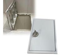 Resistente porta nascosta per cantina, pannello di accesso da incasso, per pavimenti in piastrelle/marmo/legno, porta d'ingresso nascosta, 104 x 53 cm, perfetto per un facile accesso e design elegante
