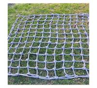 Resistente rete da arrampicata all'aperto per bambini e adulti, corda da 10 mm per altalene, 2 x 2 m, design resistente di grado militare, perfetta per parchi giochi e avventure