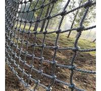 Resistente rete da arrampicata per bambini e adulti, scala in corda da 2 m x 2 m, per la sicurezza del balcone, la protezione della ringhiera e l'uso del cortile del parco giochi