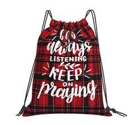 Resistente Sacca Sportiva Details About Always Blessed Religious Inspirational Pieghevole Zaino per Bambini 36x42cm per Palestra,Allenamento,Escursioni