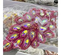 Resistente Strass Perline Toppa Fai da Te Costumi Abito da Sera Applicazione