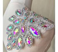 Resistente Strass Perline Toppa Fai da Te Costumi Abito da Sera Applicazione