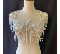 Resistente Strass Perline Toppa Fai da Te Costumi Abito da Sera Applique
