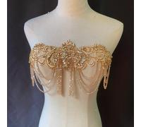 Resistente Strass Perline Toppa Fai da Te Costumi Abito da Sera Applique