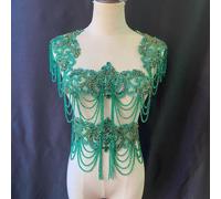 Resistente Strass Perline Toppa Fai da Te Costumi Abito da Sera Applique