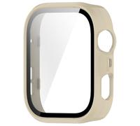 Resistente struttura paraurti in PC combinata con custodia protettiva in vetro moderato per orologio Fit 4 custodia rigida in policarbonato con vetro temperato
