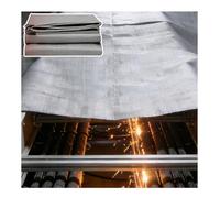 Resistente telo in vinile pesante, impermeabile ignifugo Grill Mat per terrazza patio, tappetino portatile resistente al calore per barbecue all'aperto fumatori e braciere