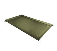 Resistente telo per tenda in colore verde, con tessuto Oxford 210D resistente agli strappi e cinghie angolari rimovibili per una installazione sicura come strato di base impermeabile per tende da