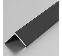 Resistenti All'abrasione Striscia Di Transizione A Forma Di L, Striscia Transizione For Bordatura Del Pavimento, Per Bordi Delle Porte, Tappeti, Scale(Matte black,1cm)