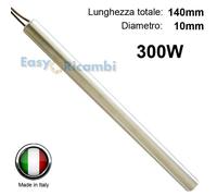 Resistenza 300W lunga 140mm candeletta accensione stufa a pellet D. 10mm HT72941