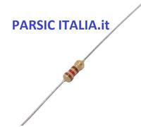 RESISTENZA 5% 1/4W 10ohm 10E S.C. RESISTOR 10Ω CARBON FILM ( = 5000 PZ )