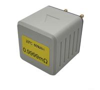 Resistenza a cortocircuito a quattro conduttori e standard per misuratori di resistenza HIOKI, resistenza di prova per il controllo del punto zero e della precisione degli esteri della batteria (1 mΩ