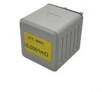 Resistenza a cortocircuito a quattro conduttori e standard per misuratori di resistenza HIOKI, resistenza di prova per il controllo del punto zero e della precisione degli esteri della batteria (10 mΩ