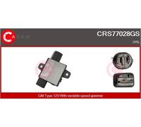 RESISTENZA ANTERIORE ELETTROMOTORE (VENTOLA RADIATORE) CASCO 1247943 PER OPEL