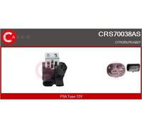 Resistenza anteriore, elettromotore (ventola radiatore) CRS70038AS CASCO CITROËN