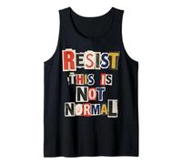 Resistenza Anti-Propaganda Vintage Questa Non è Una Resistenza Normale Canotta