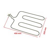 Resistenza Base 1900 Watt 450 x 345 per Forno Cucina Tecnogas