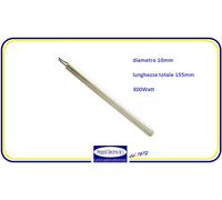 Resistenza candeletta accensione stufa a pellet 300W Lung. 155mm diam. 10mm