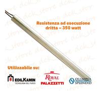 RESISTENZA CANDELETTA ACCENSIONE STUFA A PELLET D 12,50 160 MM 350 W EDILKAMIN