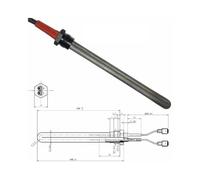 RESISTENZA CANDELETTA ACCENSIONE STUFA A PELLET PALLADIO - 250 WATT L.145MM