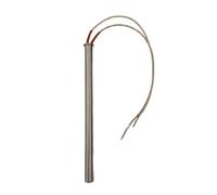 Resistenza, candeletta originale di accensione per stufe a pellet EDILKAMIN cod. R207770, diametro 12,5mm, lunghezza totale 182mm, lunghezza sottobattuta 180mm, 350Watt.