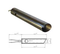 Resistenza Candeletta Stufa a Pellet 16mm 350W l.120mm Anselmo Cola Ferroli