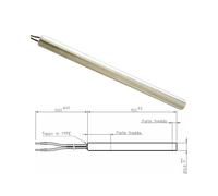 Resistenza Candeletta Stufa A Pellet 9,9mm 300w 155mm Edilkamin Ravelli Nordica Cadel